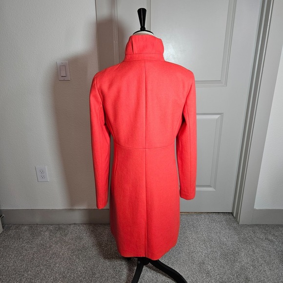 J. Crew Vibrant Red Pea Coat - Picture 4 of 16